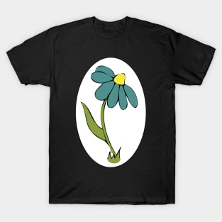 Daisy Whimsical Cartoon Illustration Happy Colours T-Shirt